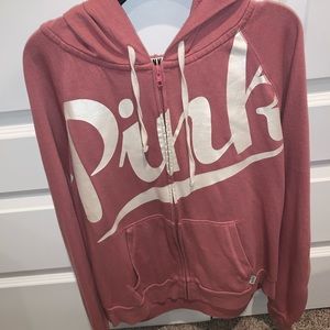 Pink/Coral VS PINK zip up jacket